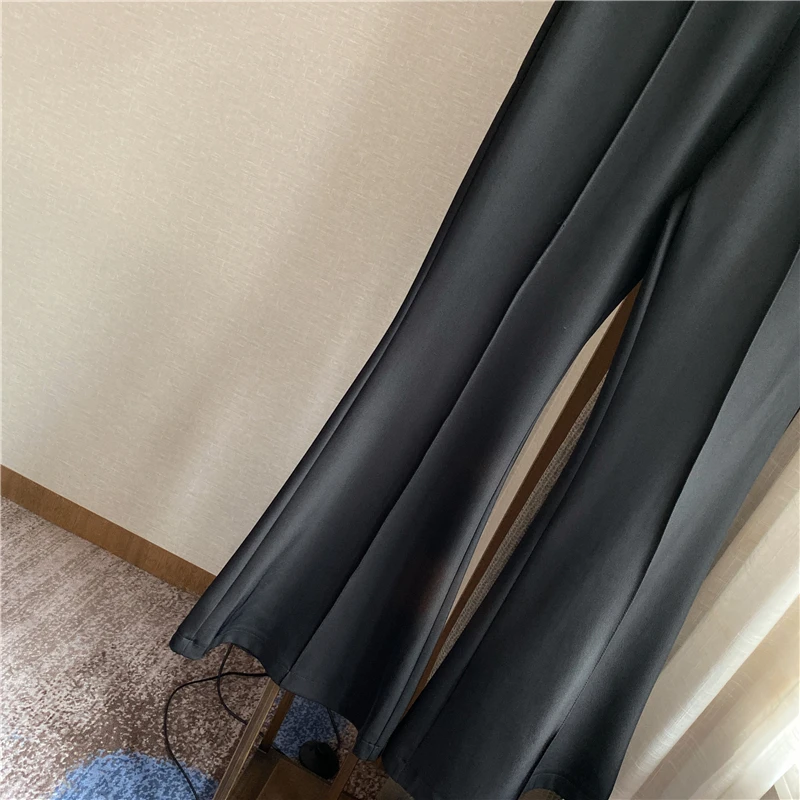 Стильные женские брюки с металлическими пуговицами льва 2020 | Женская одежда