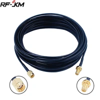 rp sma male to rp sma female extension cable for wifi antenna rf connector rg174 cable