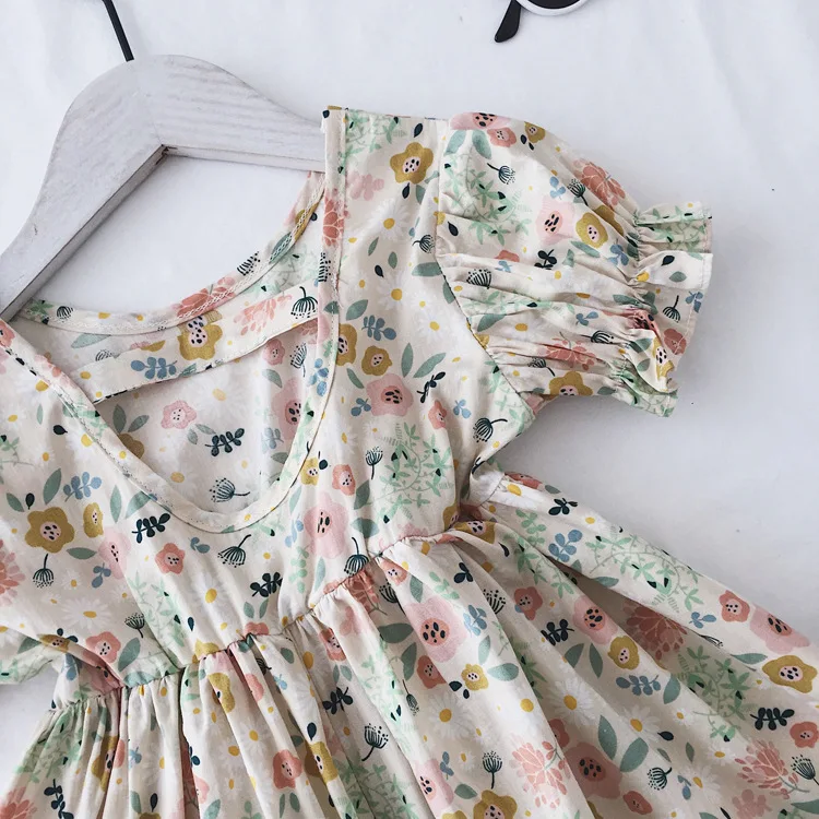 Girl Princess Dress New Summer Kid Girls Floral Sweet Children Party Suits Flower Costume Clothing | Детская одежда и обувь