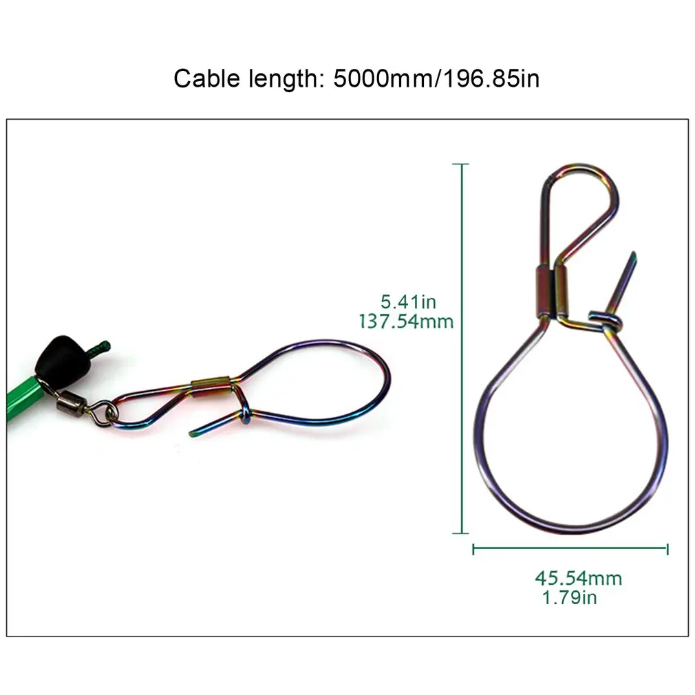 

Durable Stainless Steel Fishing Connector Fast Clip Lock Snap Swivel Solid Rings Safety Snaps Fishing Hook Buckle Tools Snaps