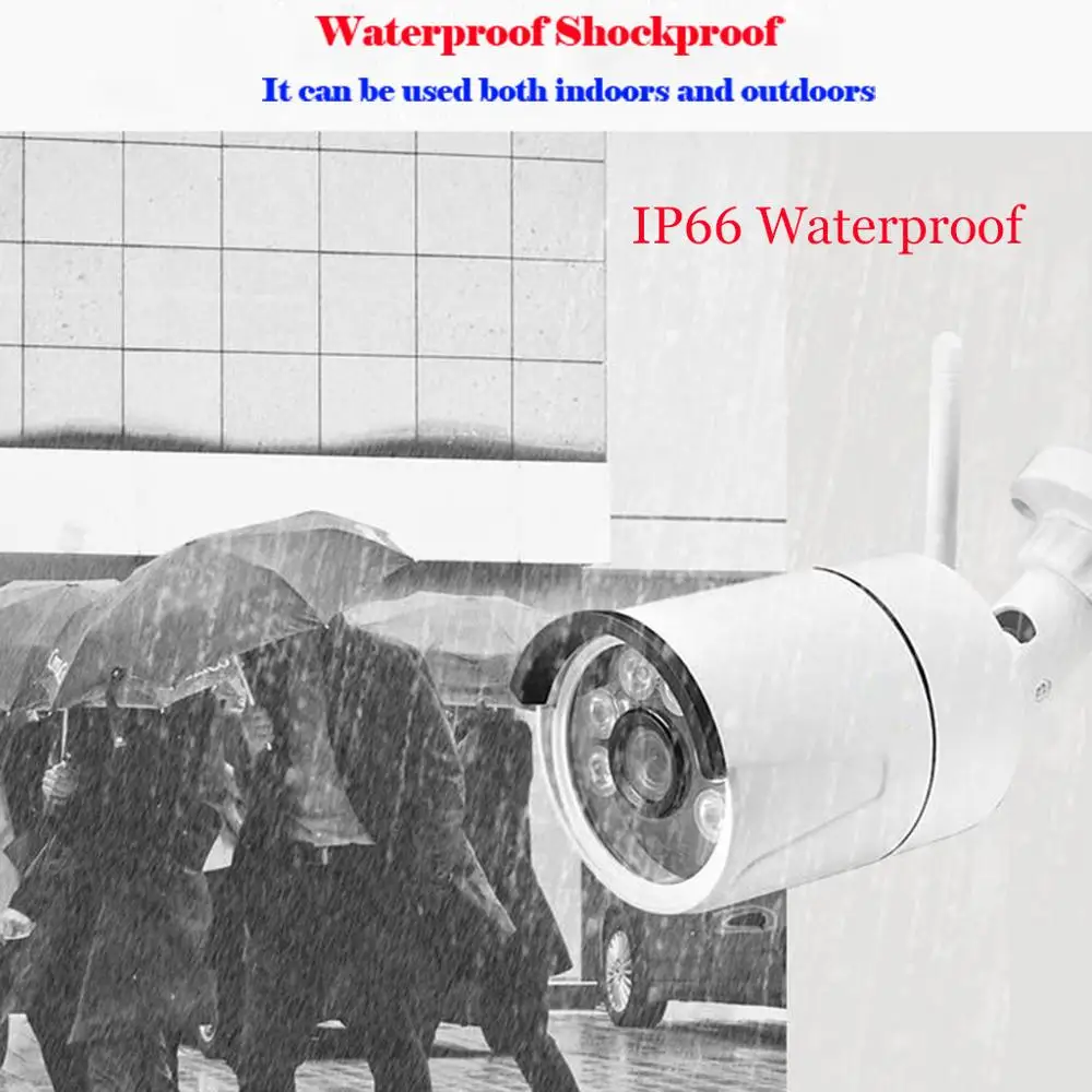 

Outdoor/Indoor Surveillance Home IP Security IR Night Vision Motion camera 720p Wifi Wireless Wired P2P CCTV Camera With SD Card