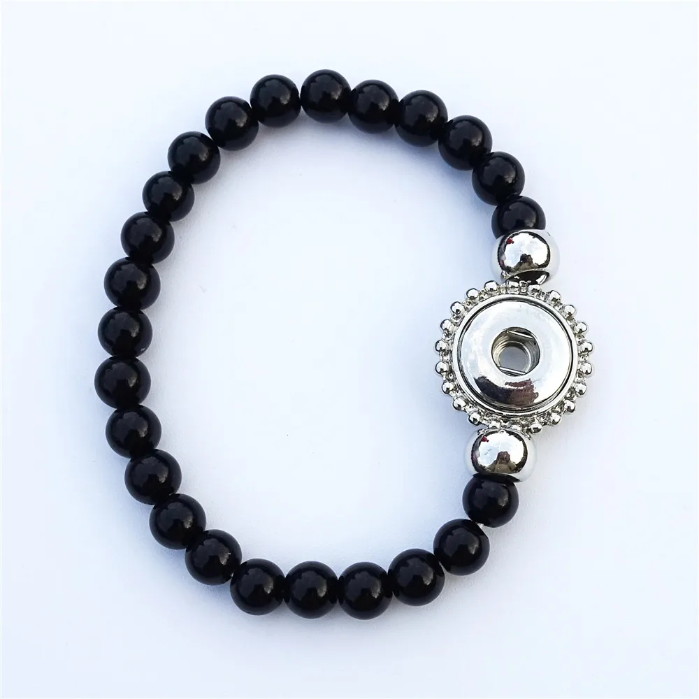 6 мм изысканные Стекло жемчуг стрейч браслет 15 см Длина для детей украшенное