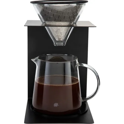 Стеклянная чашка для кофе и набор заваривания