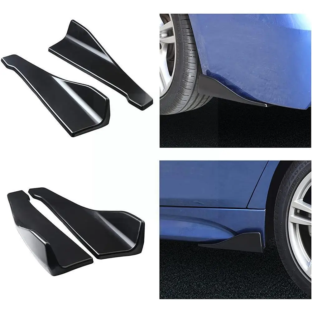 

Universal Car Front Rear Bumper Strip Lip Spoiler Diffuser Protector Fiber Scratch Splitter Carbon Skirt Extension Side Win U7N0