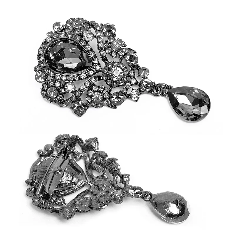 Мужская Готическая брошь в стиле панк металлическая модные вечерние аксессуары
