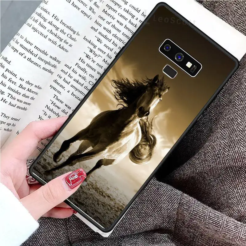 

running horse Phone Case For Samsung Galaxy S8 S9 S10 Plus S10E Note 3 4 5 6 7 8 9 10 Pro Lite cover