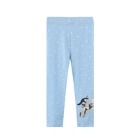 jumping meters new arrival autumn spring girls leggings pants with unicorn embroidery cute baby clothes skinny pants