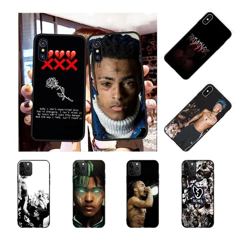 Чехол PENGHUWAN XXXTENTACION черный мягкий чехол для телефона iPhone 11 pro XS MAX 8 7 6 6S Plus X 5S SE XR