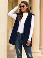 fashion vintage plush warm jacket vest cardigan casual women faux fur cardigan coat winter sleeveless streetwear outerwear