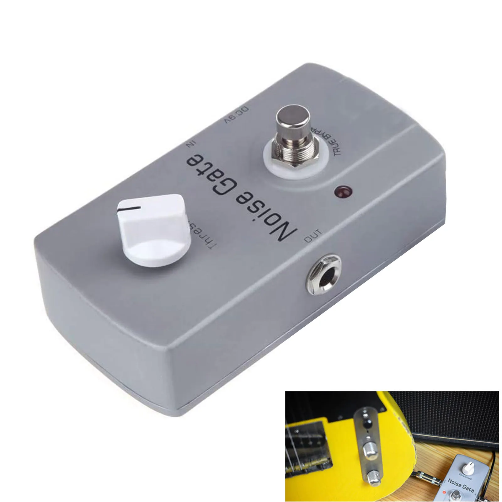 

Electric Guitar JF-31 Noise Killer Guitar Noise Gate Effect Pedal Noise Gate Pedal 6mA True Bypass Design Effect Pedal True