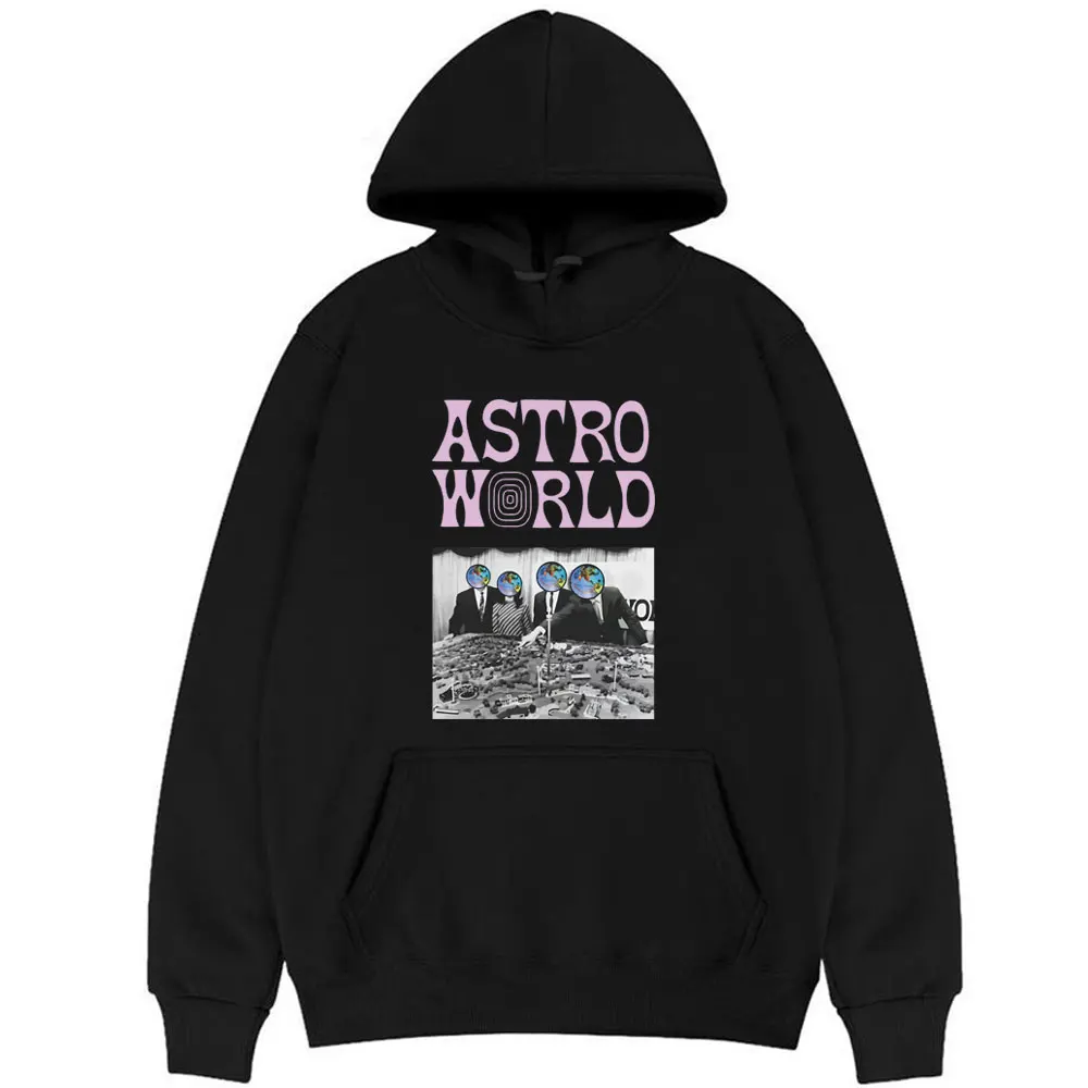 

TRAVIS SCOTT Astroworld WISH YOU WERE HERE Hoodie Autumn Winter Men Women Casual Hoodies Hip Hop Streetwear Man Black Sweatshirt