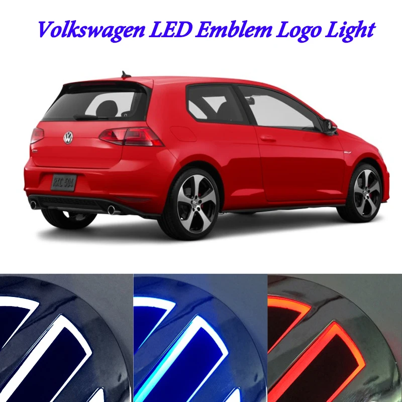 5D светодиодный маркерный свет для Volkswagen caddy touran Golf 4 MK4 Scirocco Tiguan Magotan Passat B6 B7 CC T5 светодиодный логотип знак света