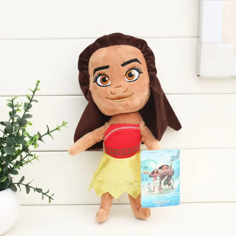 Moana мягкие игрушки Мауи плюшевая Слик игрушка для детей Хей петух мягкая свинка