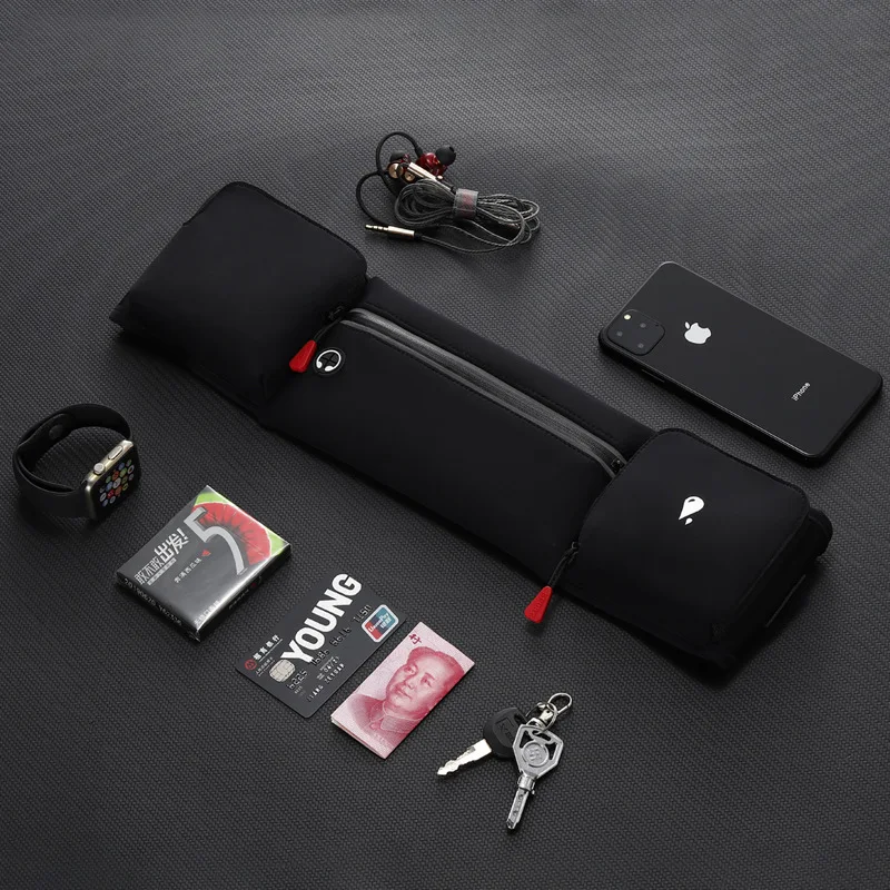 

Sports Carry-on Bag Jogging Portable Waterproof Cycling Running Hydration Belt Waist Bag Pouch Fanny Pack Phone Holder