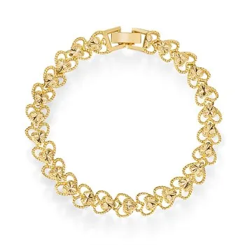 

Hot-selling Gold-plated Bracelet for All Hearts Ladies Vietnam Love Watch Chain Imitation Gold Heart-shaped Bracelet JSL141