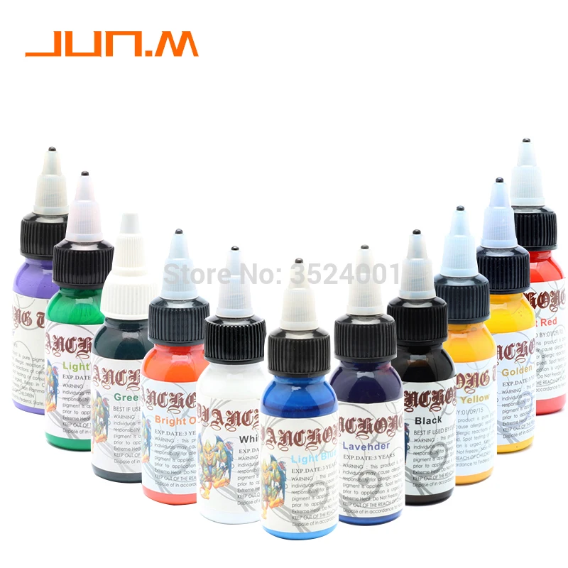 30 мл натуральный растительный пигмент для тату Перманентный макияж тела