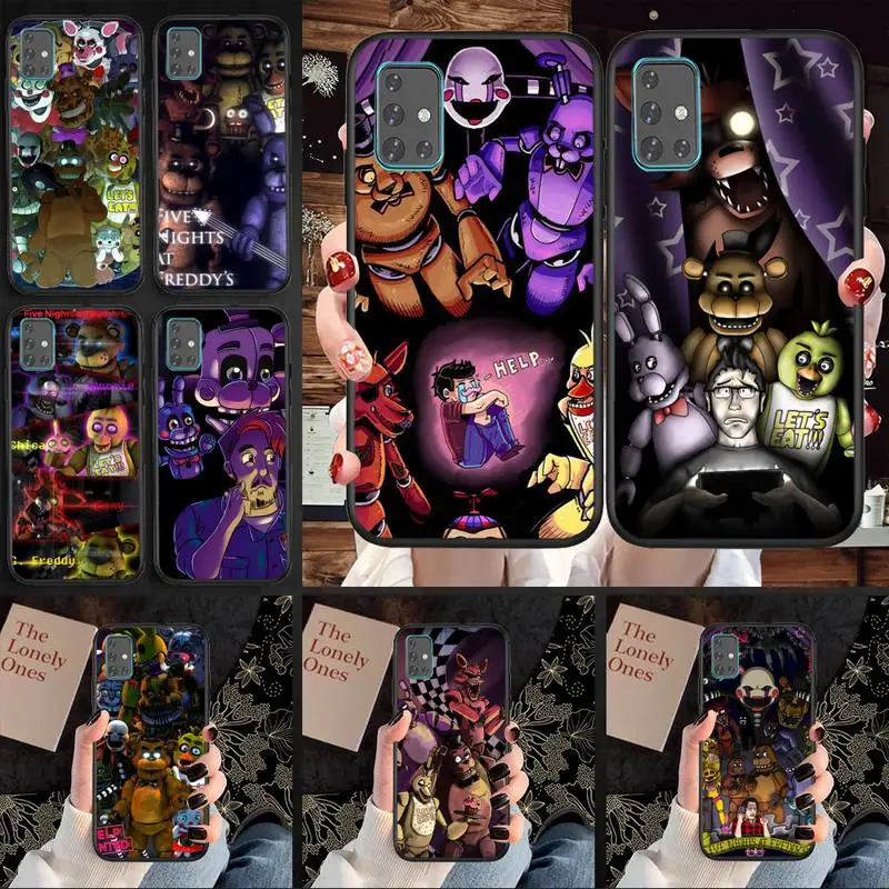 

Fnaf Animatronics Phone Case for Samsung A71 A80 A91 A01 A02 A11 A12 A21 A31 A32 A20E Cover Coque