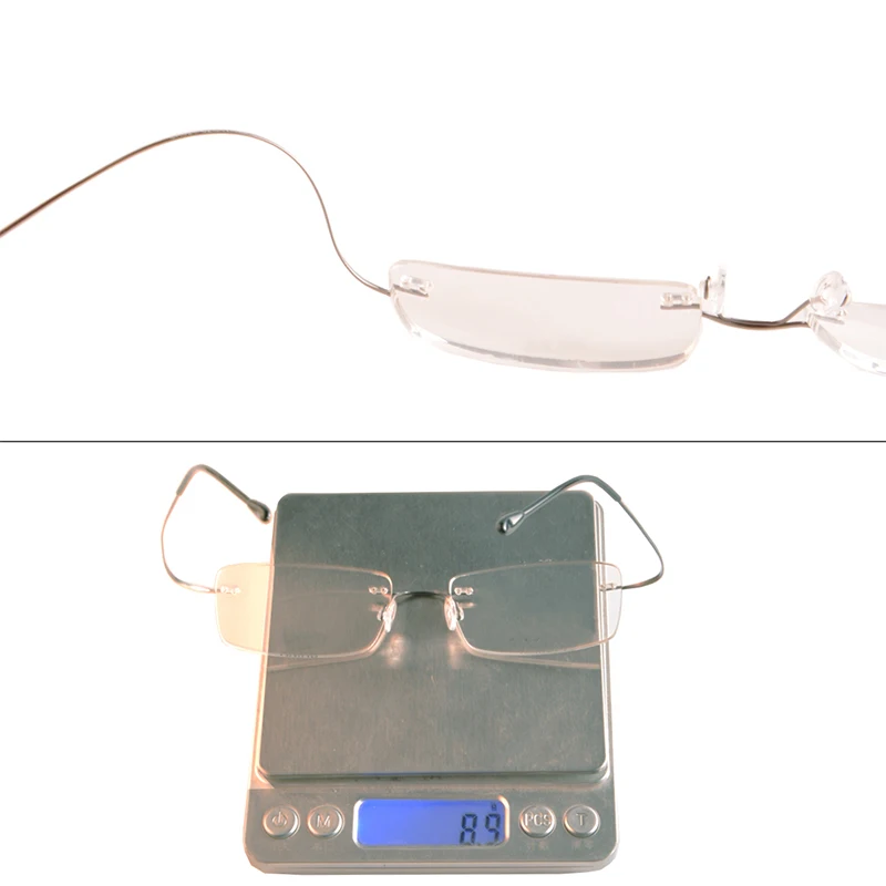 Очки SHINU мужские без оправы из чистого титана ульсветильник кие в титановой