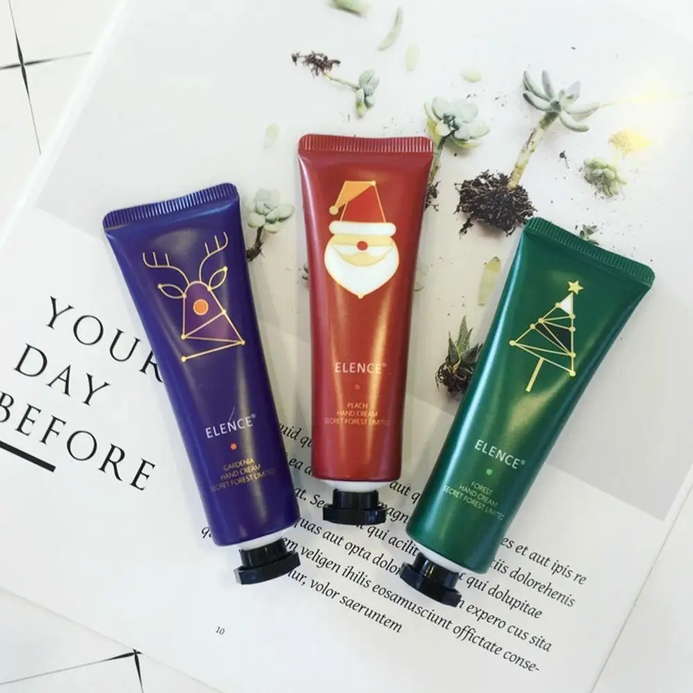 3 шт. Рождественский набор кремов для рук увлажняющий питательный крем