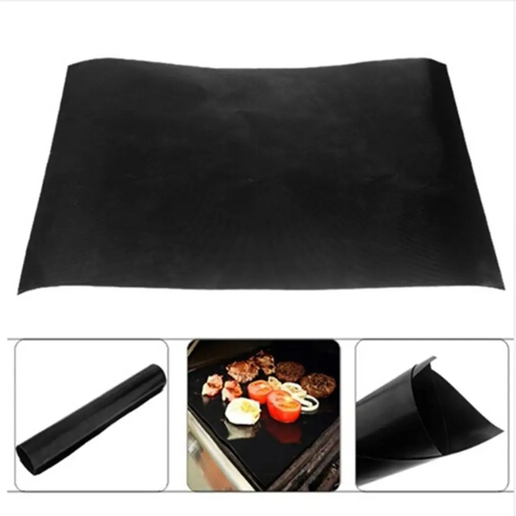 

Barbecue Liners Pan Fry Liner Pads Reuseable Baking Mats Non-Stick Mats Cooking Tool Sheet Pad Bbq Grill Mat