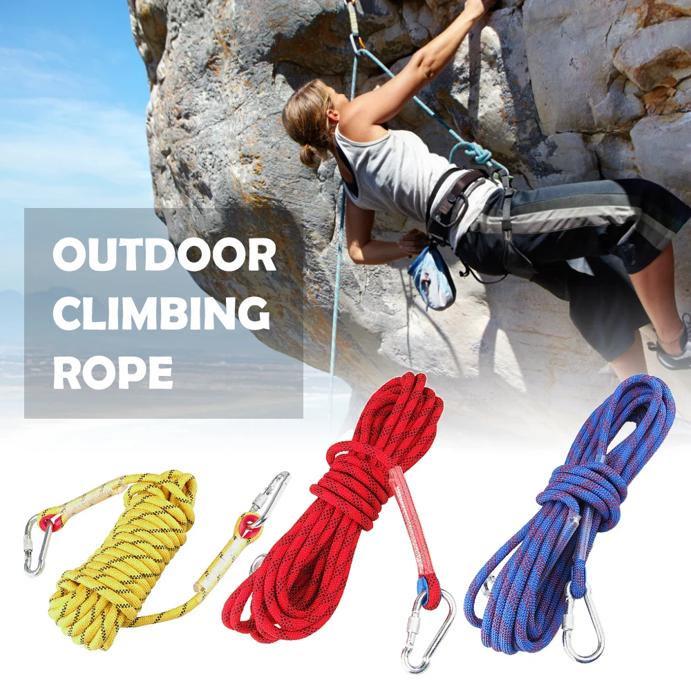 Верёвка для скалолазания на открытом воздухе статический скальный аварийный