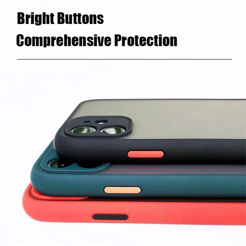 translucent matte coque shockproof phone case for mi poco x3 gt pocox3 x3gt 5g camera protection mixed frosted back covers funda free global shipping