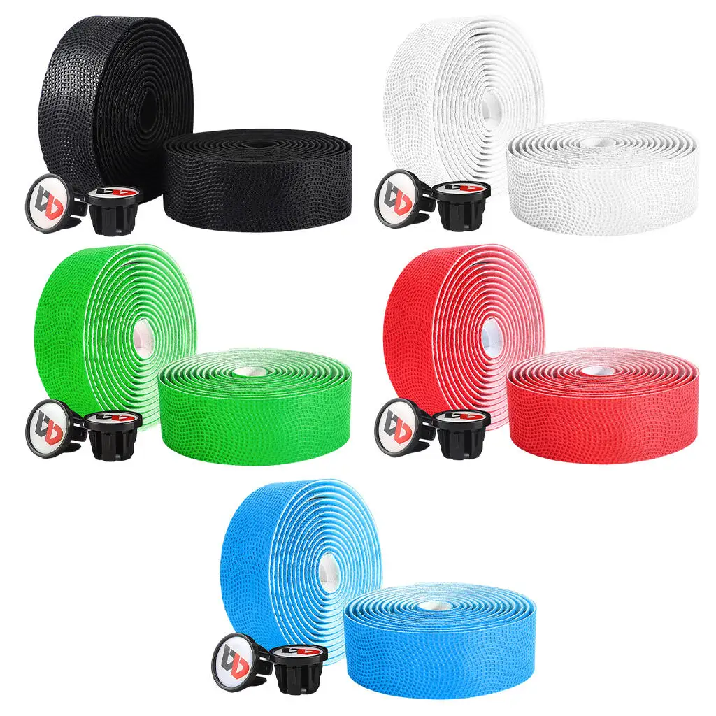 

2Pcs Handlebar Tape Ergonomic Comfort Handle Bar Wrap for Racing Cycling Badminton Rackets