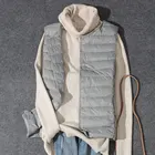 Новинка 2021 светильник тонкий пуховик, женская зимняя тонкая куртка, ветрозащитный жилет с подкладкой, портативный жилет без рукавов на утином пуху