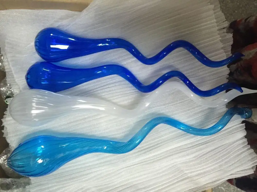 Люстра из муранского стекла синяя горячая распродажа | Освещение