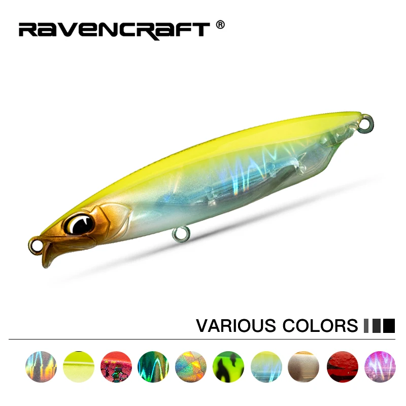 Ravencraft YY PLUG YAYUQIANBI 67 мм 8 г 10 Flutter s погруженные в воду карандашные приманки