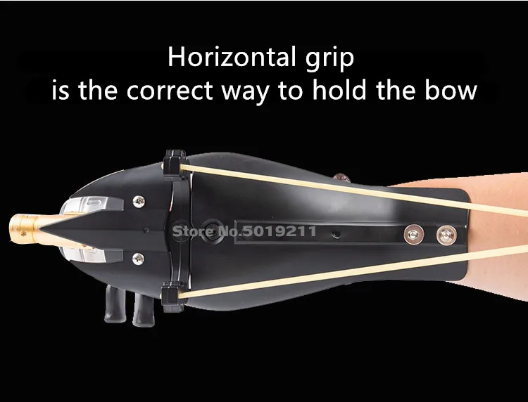 Рогатка Лазерная черная для охоты катапульта уличная мощная рыболовная стрела |