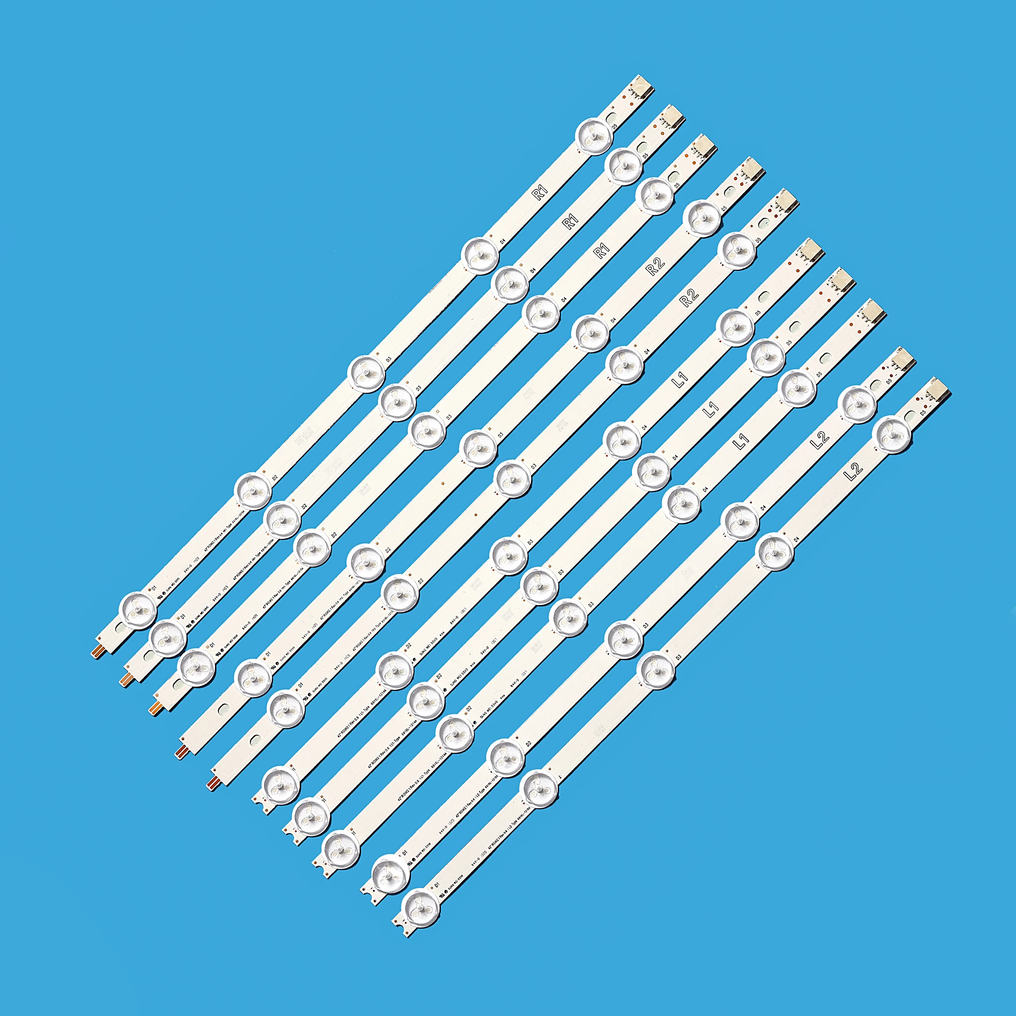 Новый комплект 10 шт. R1 L1 R2 L2 светодиодный менная светодиодная полоса для LG LC420DUE