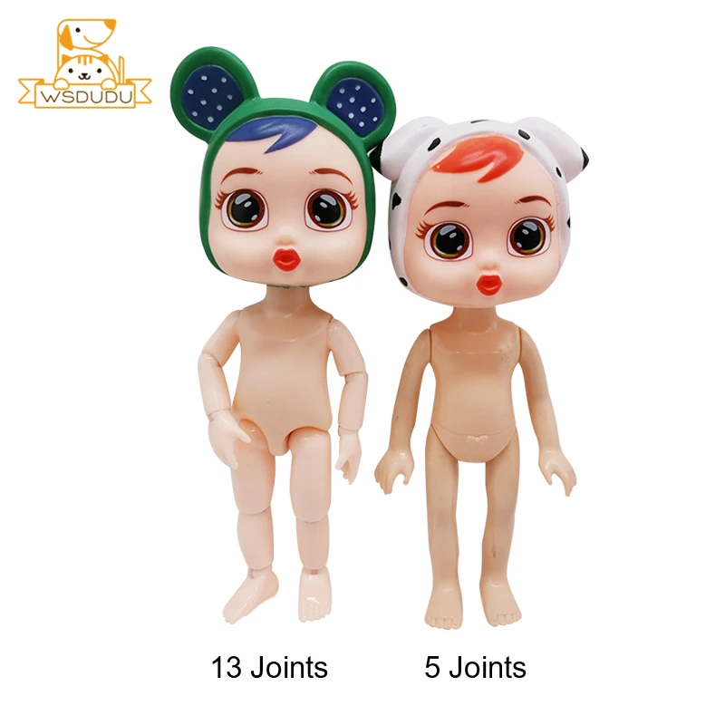 Kawaii Reborn BJD Детские куклы с животными корова леопард слон кролик лягушка божья