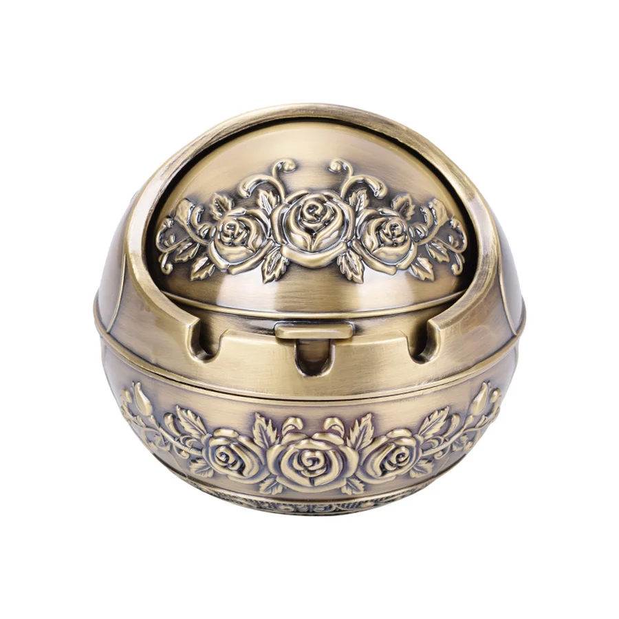 Ретро резная пепельница креативная личность современный тренд сферическая