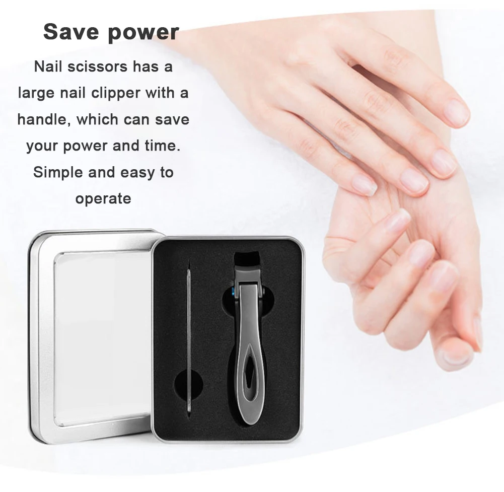 

Professional Nail Clippers Stainless Steel Nail Cutter Toenail Fingernail Manicure Trimmer Toenail Clippers For Thick Nails