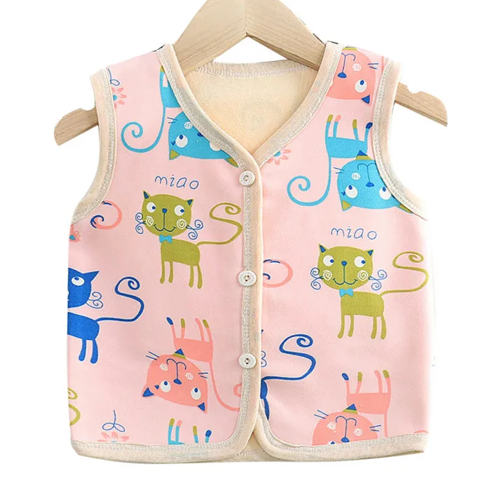 

Children Vests Kids Cotton Warm Jackets Baby Girls Boys Vests Children's Winter Clothing Coats Toddler Girl Winter Clothes