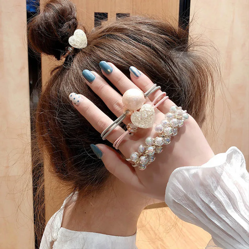 3 шт./компл. Женская повязка для волос модная эластичная безопасная на голову с