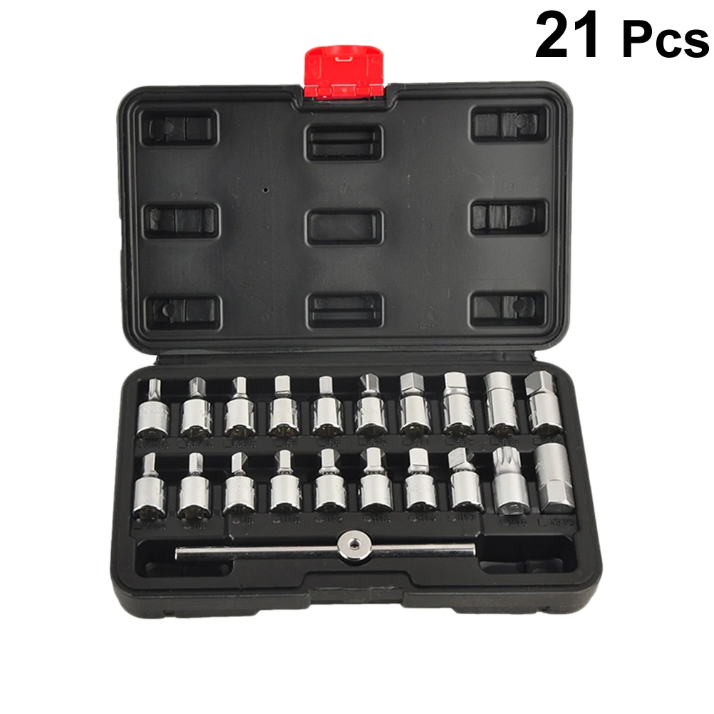 21 шт. Инструменты для ремонта мотоцикла комплект Комбинации костюм ящик