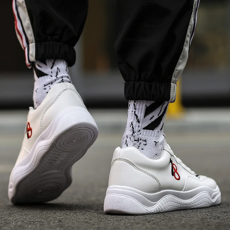 Мужская обувь сезон весна-осень Повседневная из искусственной кожи на плоской