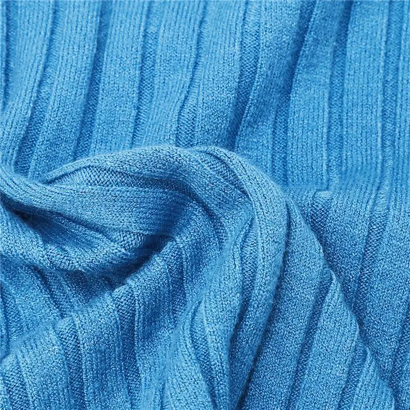 

Korean Style Sweater Women High Neck 2021 Casual Rib Knit Sweater Pure Color All-Match Pullover Sweater Women