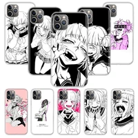 anime himiko toga boku cute phone case for apple iphone 11 13 12 pro xs max xr x 7 8 6 6s plus mini 5 5s se soft back shell