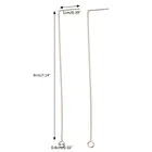 Нить для сережек сделай сам, с соединительным кольцом, 3,5 дюйма, коннекторы для сережек-подвесок, изготовление ювелирных изделий 13MD