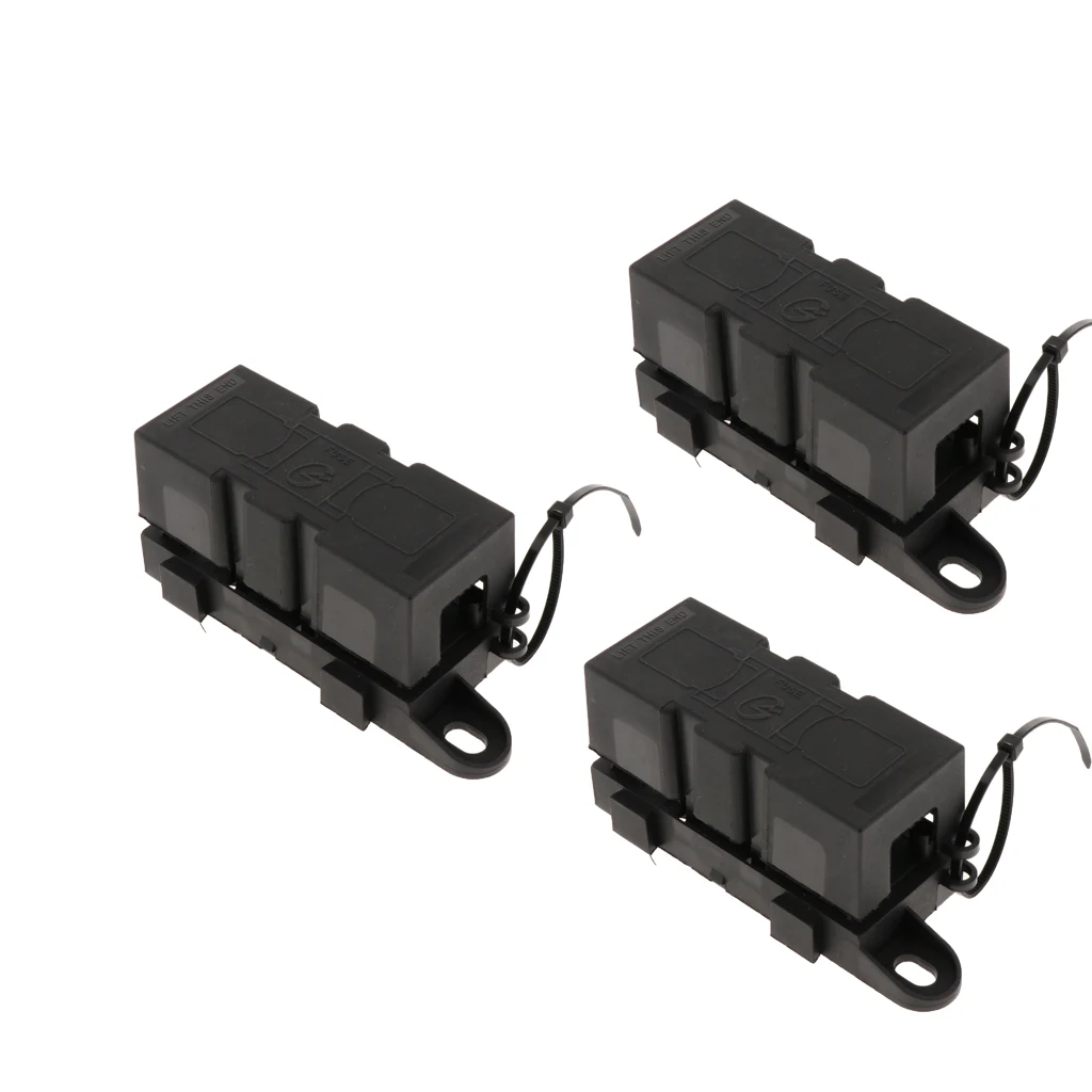 3pcs MEGA Fuse Block/Holder With Cover Universal For RV/Van/Truck/Boat | Автомобили и мотоциклы