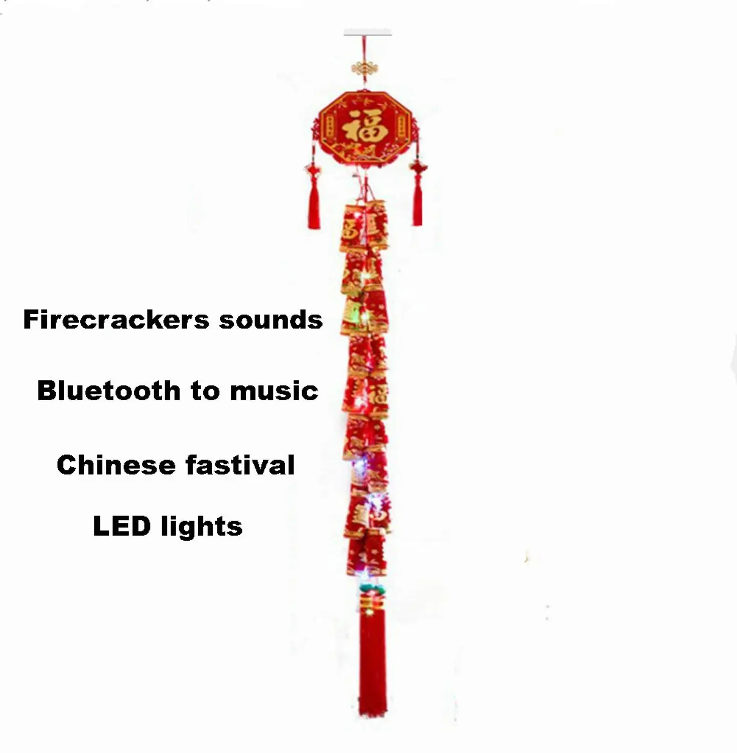 

LED bluetooth music remote control Lantern Firecrackers Fireworks Birthday Backdrop Wedding Christmas chinese festival Decor