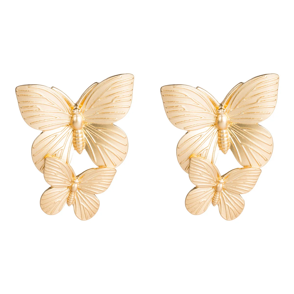 1pair Gold Butterfly Ear Drop Dangle Statement Earrings Big Ear Stud Cuff Hoop Eardrop For Women 2021 New Fashion Party Jewelry
1pair Gold Butterfly Ear Drop Dangle Statement Earrings Big Ear Stud Cuff Hoop Eardrop For Women 2021 New Fashion Party Jewelry