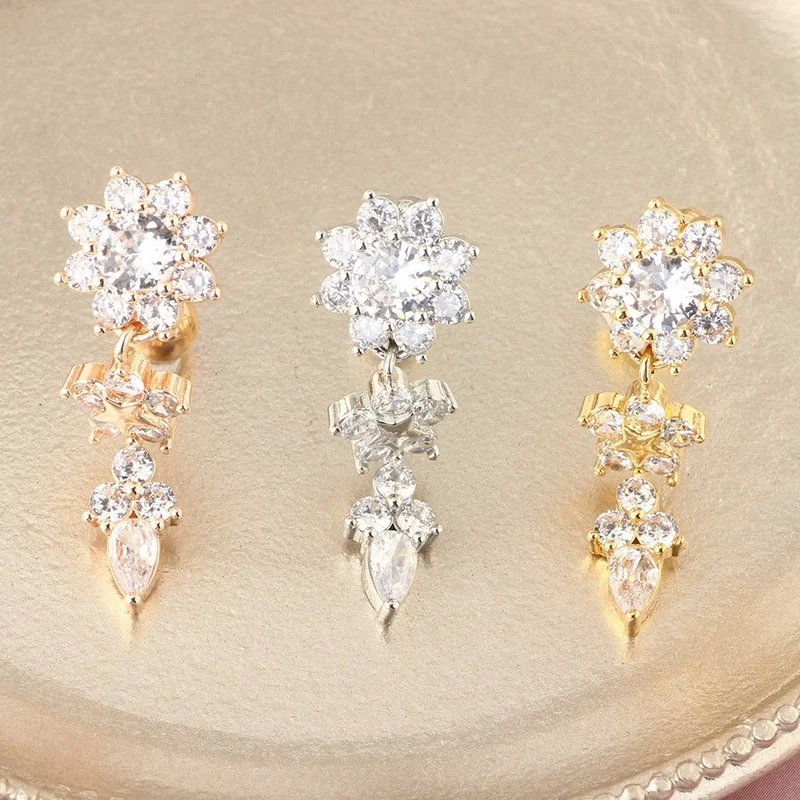 Женское кольцо для пирсинга пупка из нержавеющей стали |