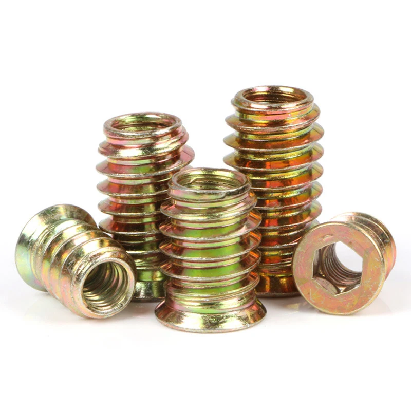 Фланцевая Шестигранная приводная головка мебельная гайка с метрической резьбой