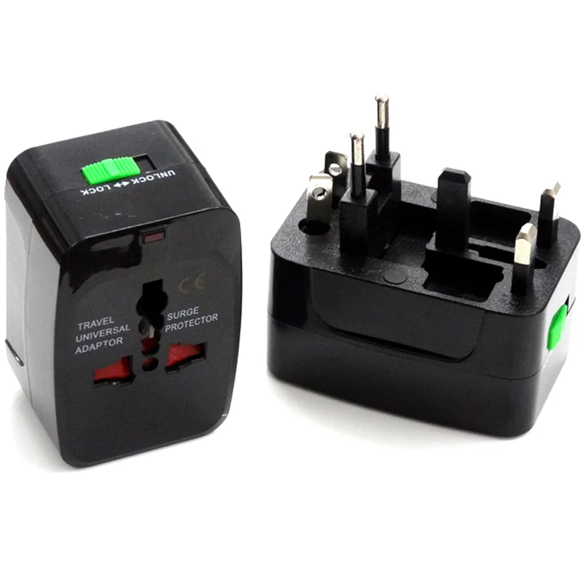 Новый универсальный дорожный адаптер для зарядки с 2 USB портами Универсальный