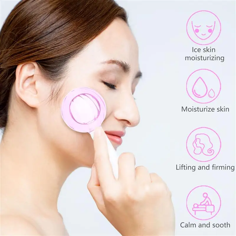 

2pcs Practical Facial Creative Glass Novel Household Massager Ice Globe Cooling Ball for Girls