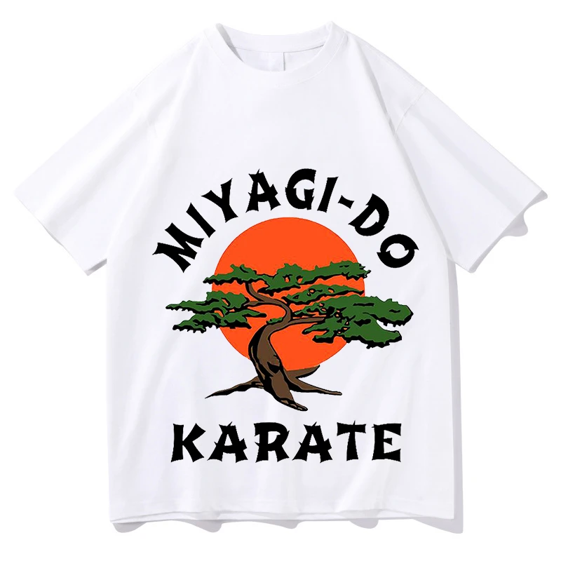 

2021 Cobra Kai Snake Strike First Strike Hard No Mercy Tshirt Hip Hop Girl Top Tees Harajuku Tshirts Men Fashion Summer T-shirts